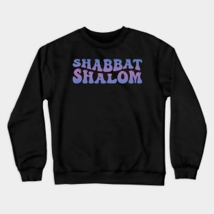 Shabbat Shalom Crewneck Sweatshirt